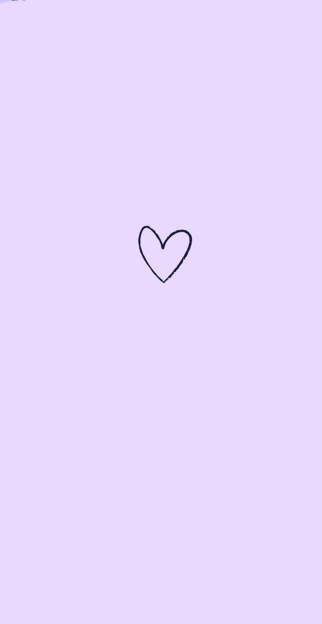 Et sødt og livligt lilla tapet Wallpapers
