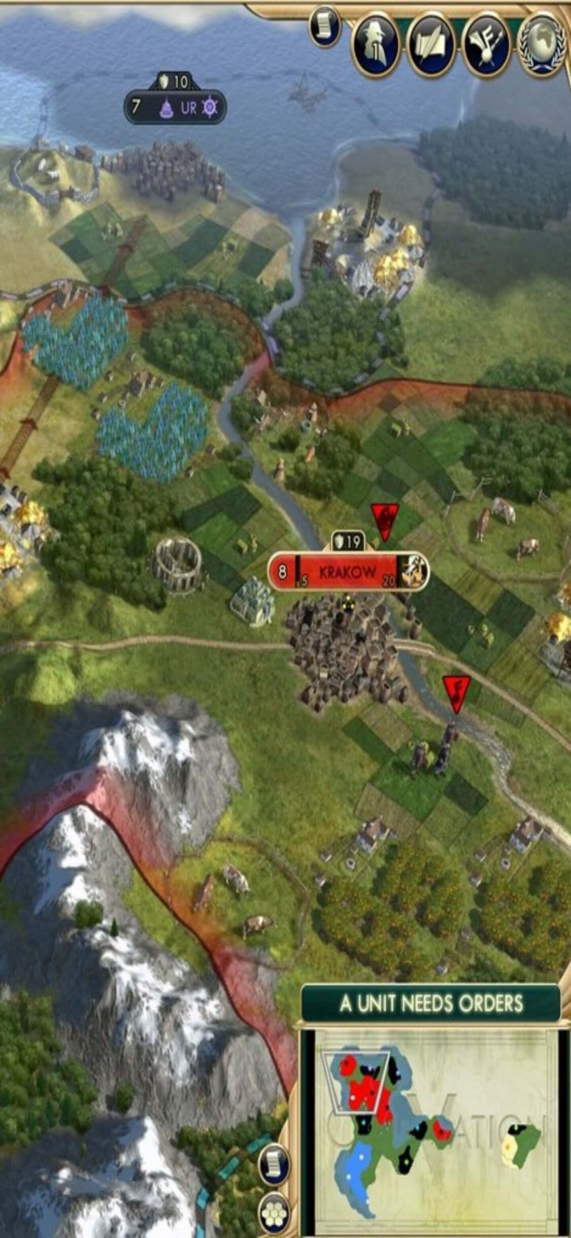 et skærmbillede af spillet civilization Wallpapers