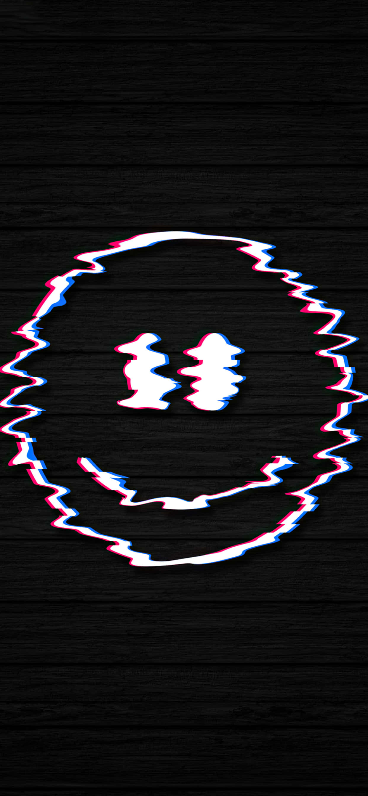 Et smilende ansigt med en blå og lyserød baggrund Wallpapers