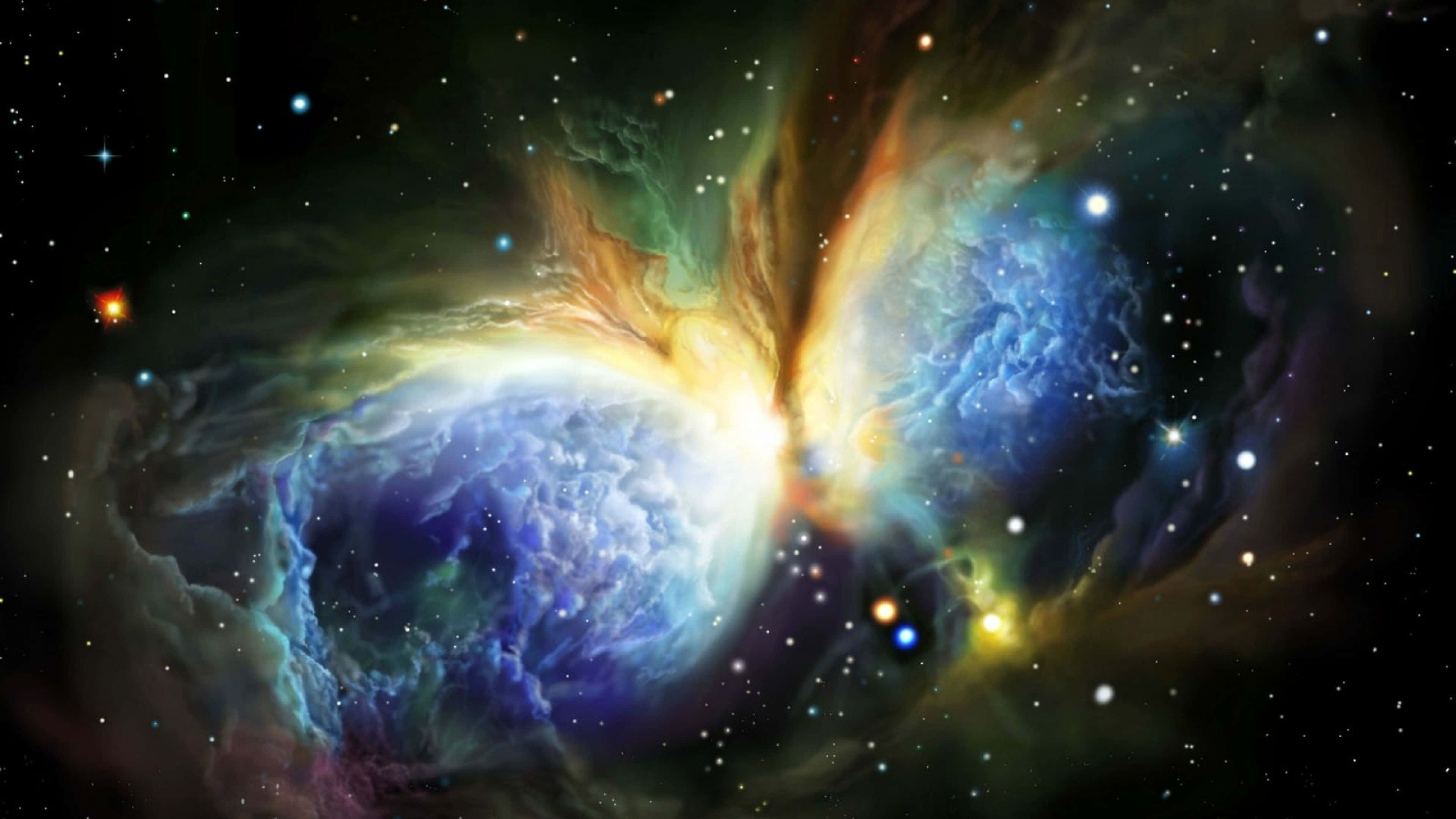 Et storslået syn af det ydre rum univers Wallpapers
