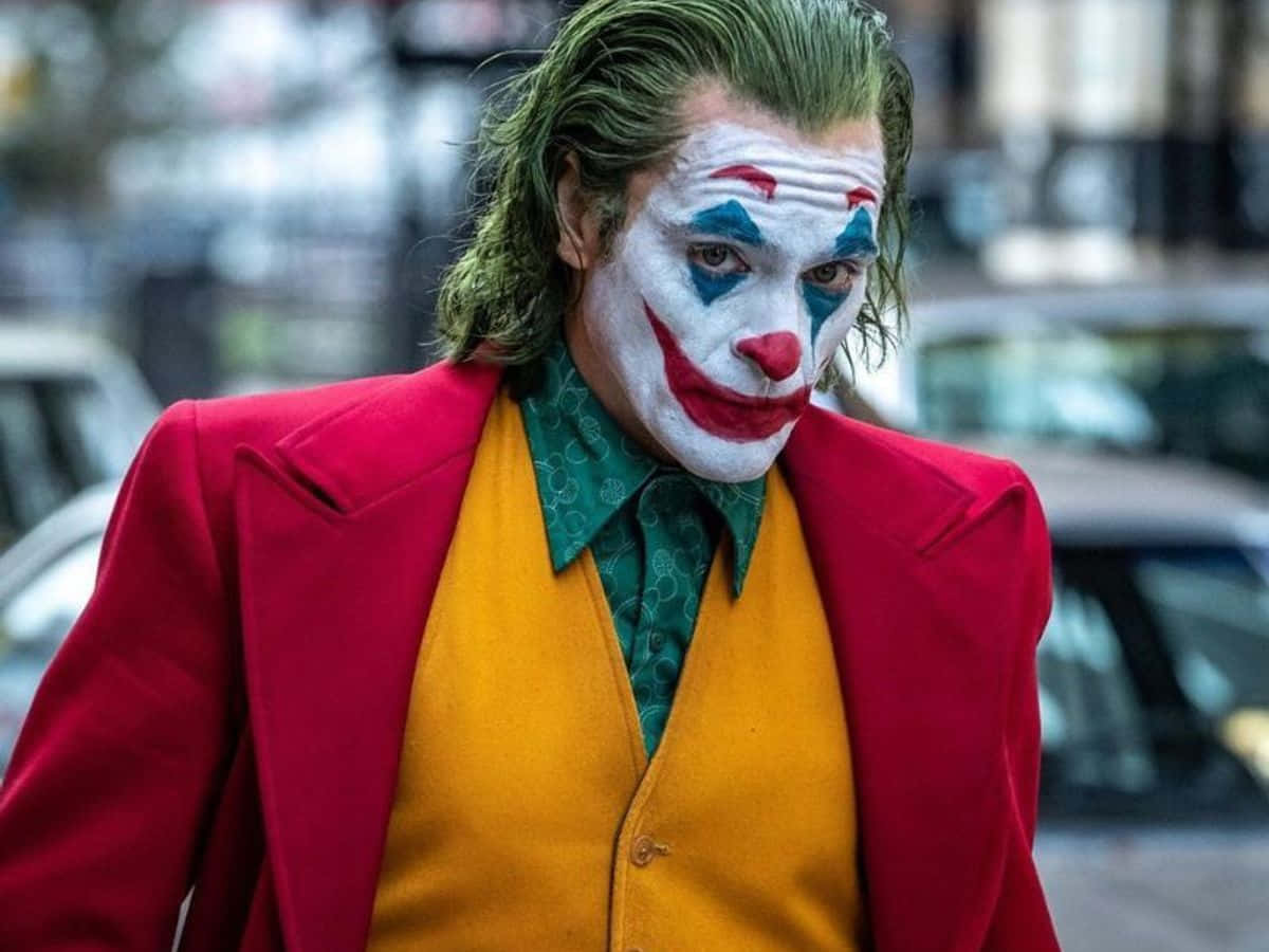 Et truende blik fra den skumle Joker Wallpapers