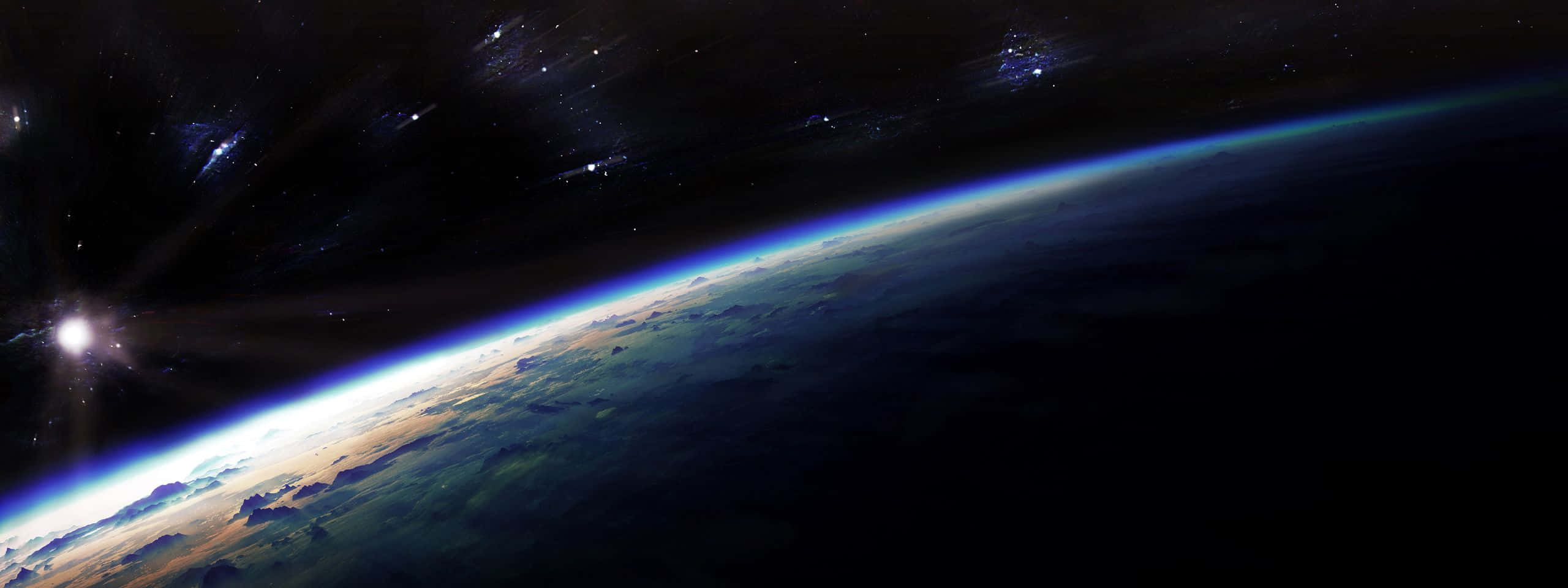 Et udsigt af jorden fra rummet Wallpapers
