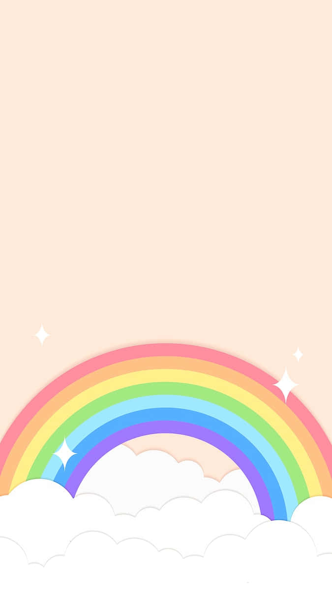 Et udvalg af smukke, pastelregnbuefarver. Wallpapers