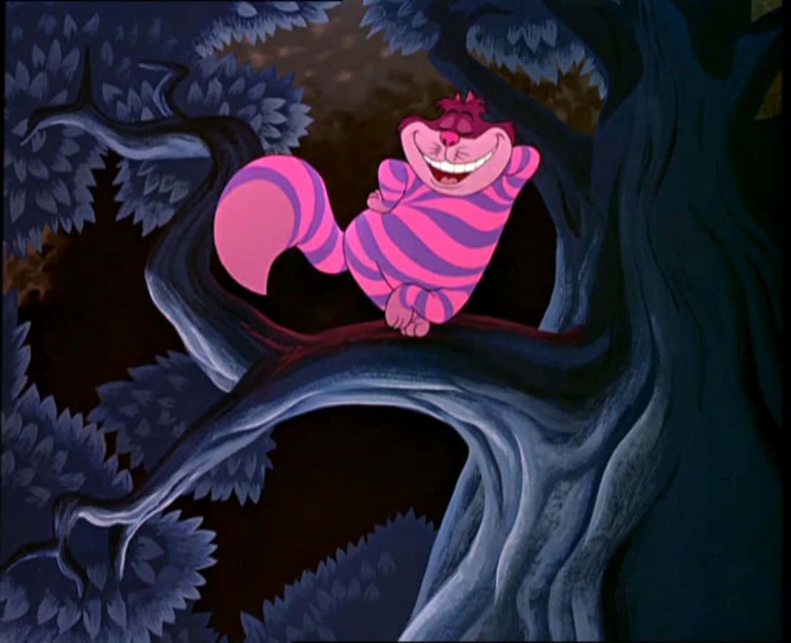Et uforglemmeligt møde med den grinende Cheshire Cat Wallpapers