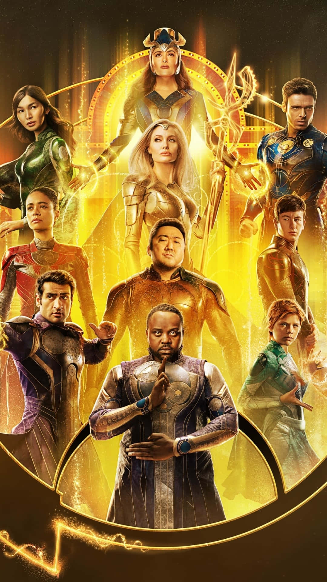 Eternals Film Guld Æstetik Plakat Wallpapers