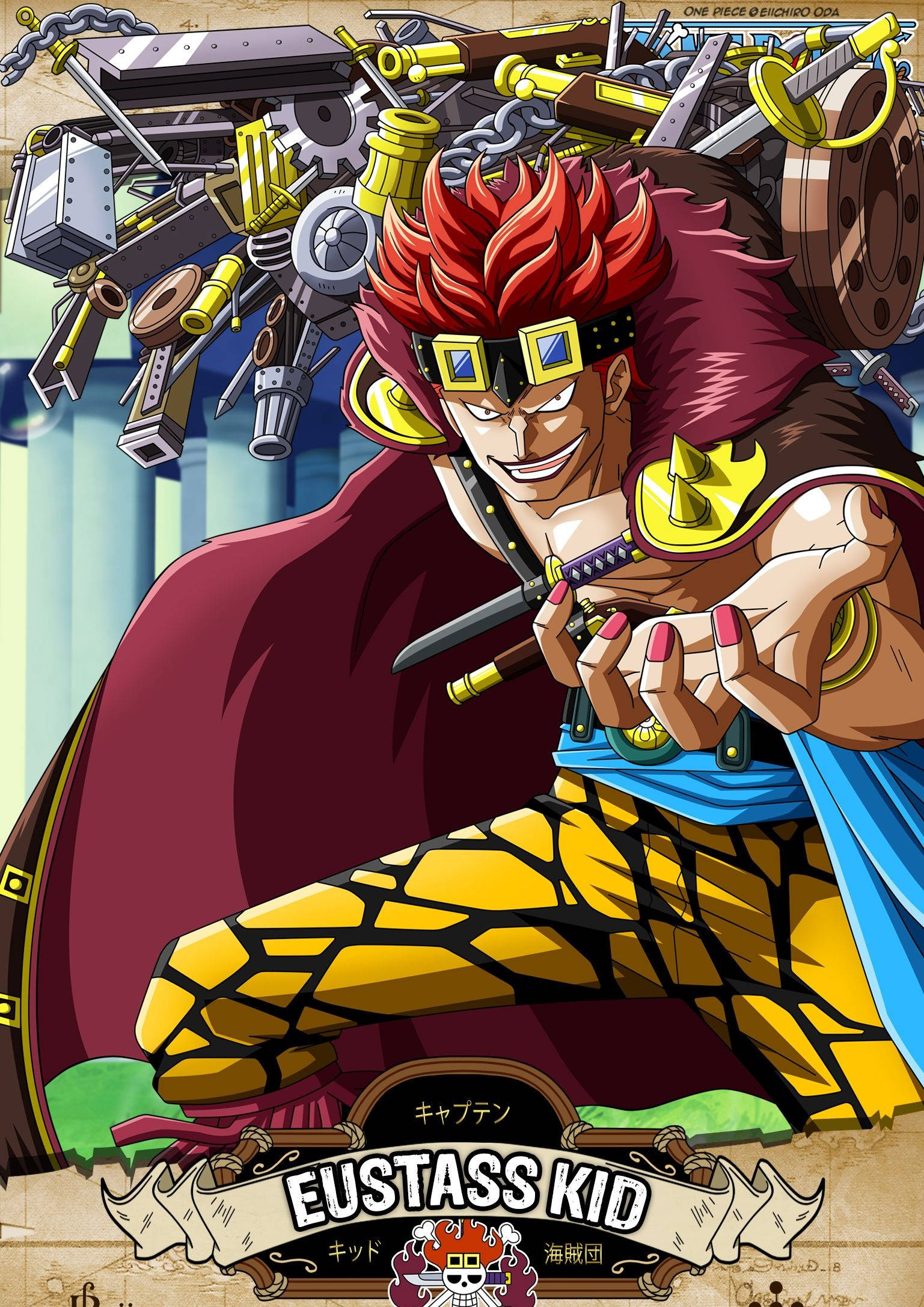 Eustass Kid HD Anime Cover Wallpapers