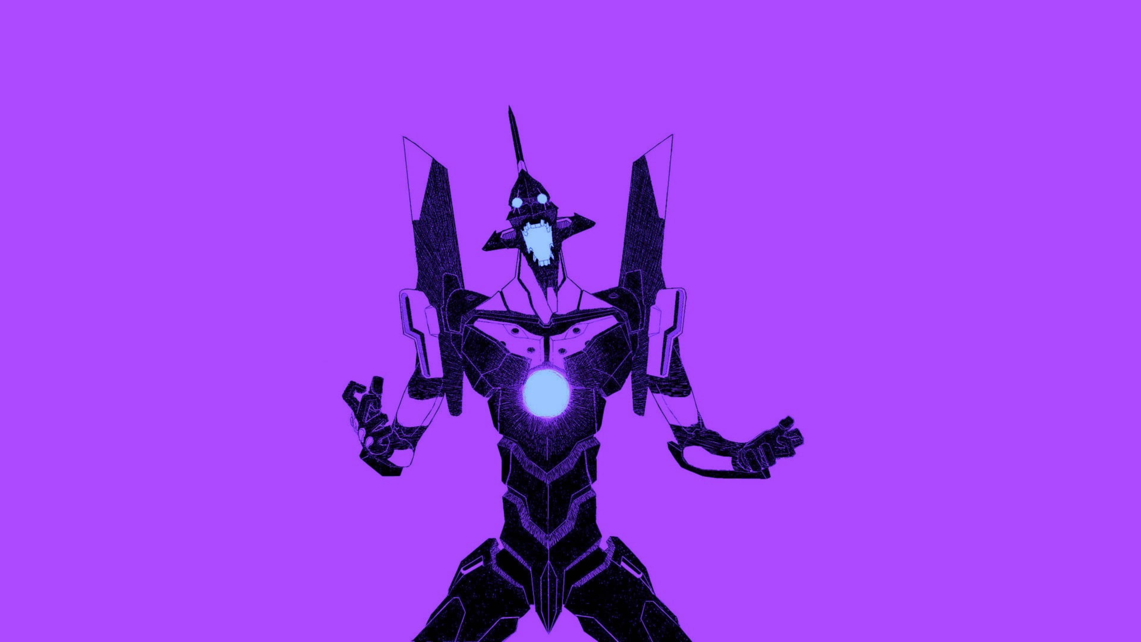 Evangelion 4K Lilla Unit-01 Wallpapers