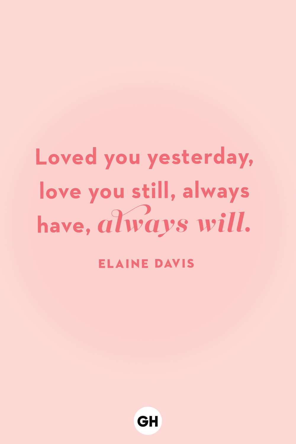 Evig kærlighedscitat Elaine Davis Wallpapers