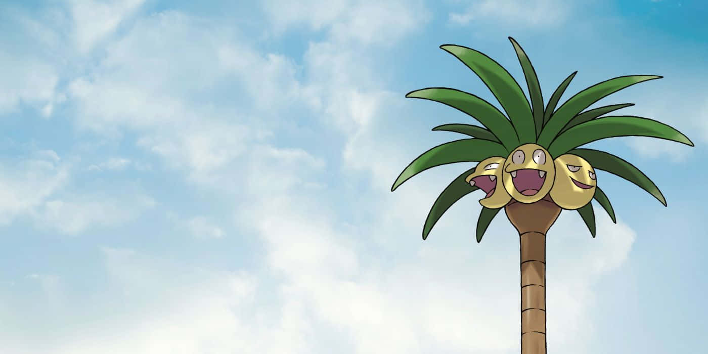 Exeggutor under en drømmende himmel Wallpapers