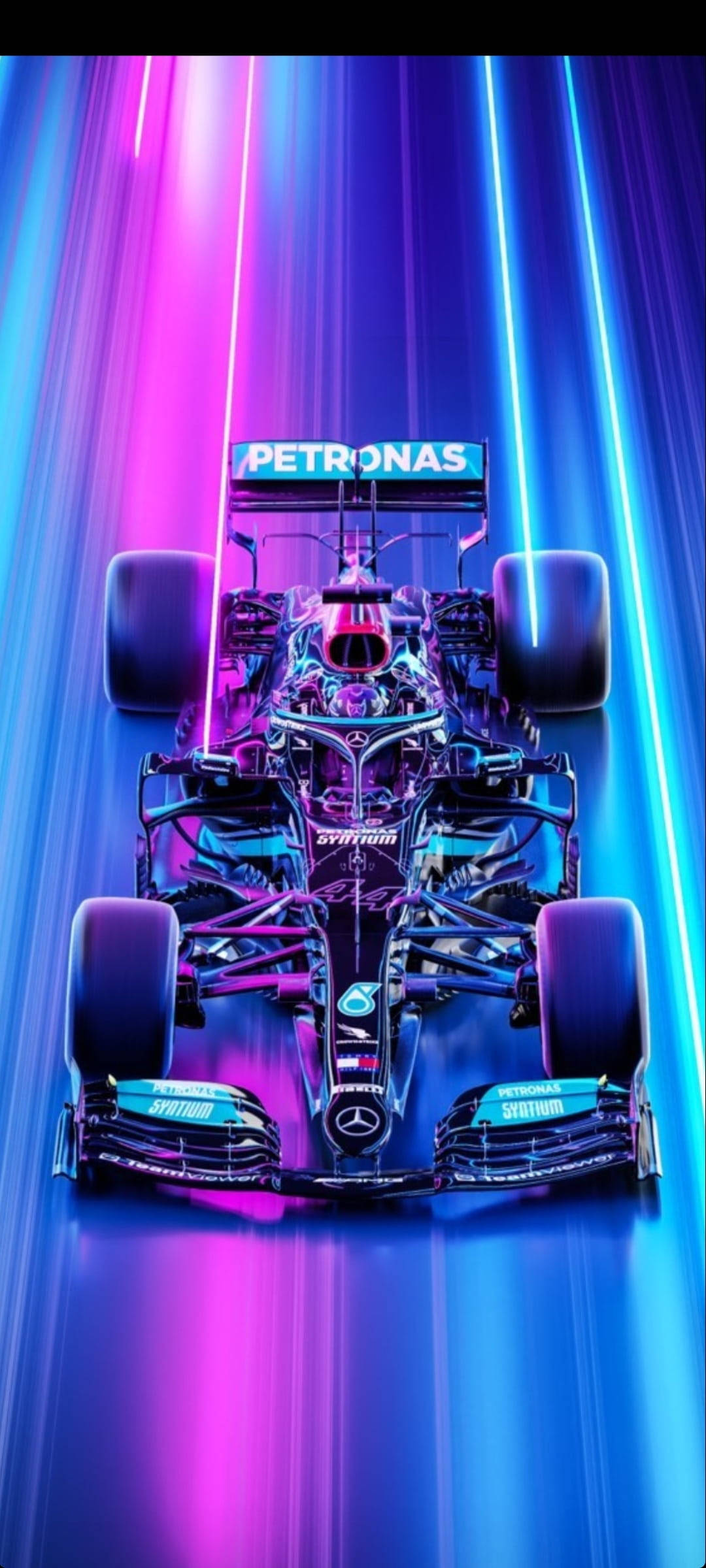 F1 AMG Petronas Neon Vej iPhone Wallpapers