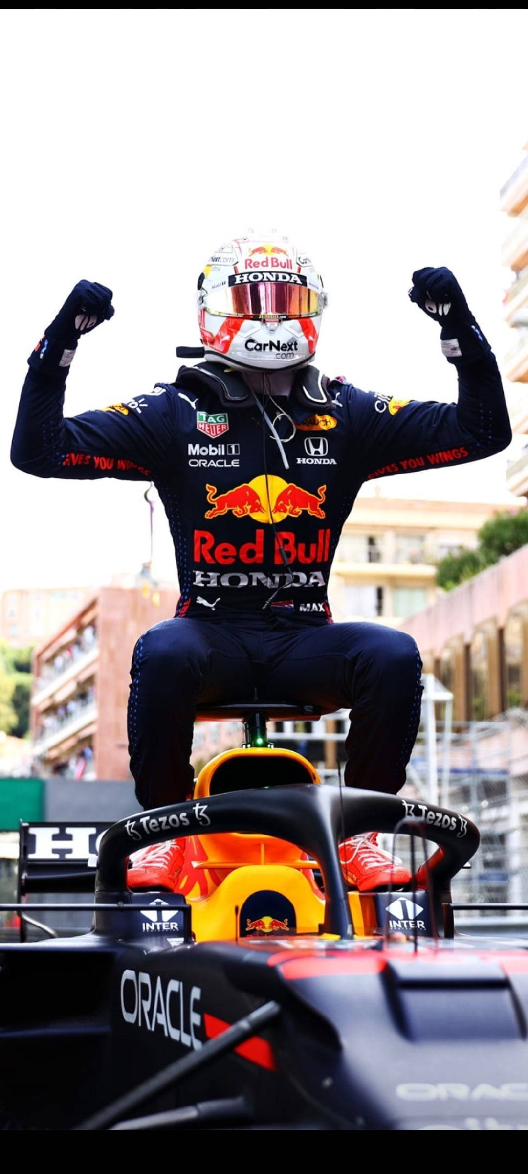 F1 Max Verstappen Monaco GP Sejr iPhone Wallpapers