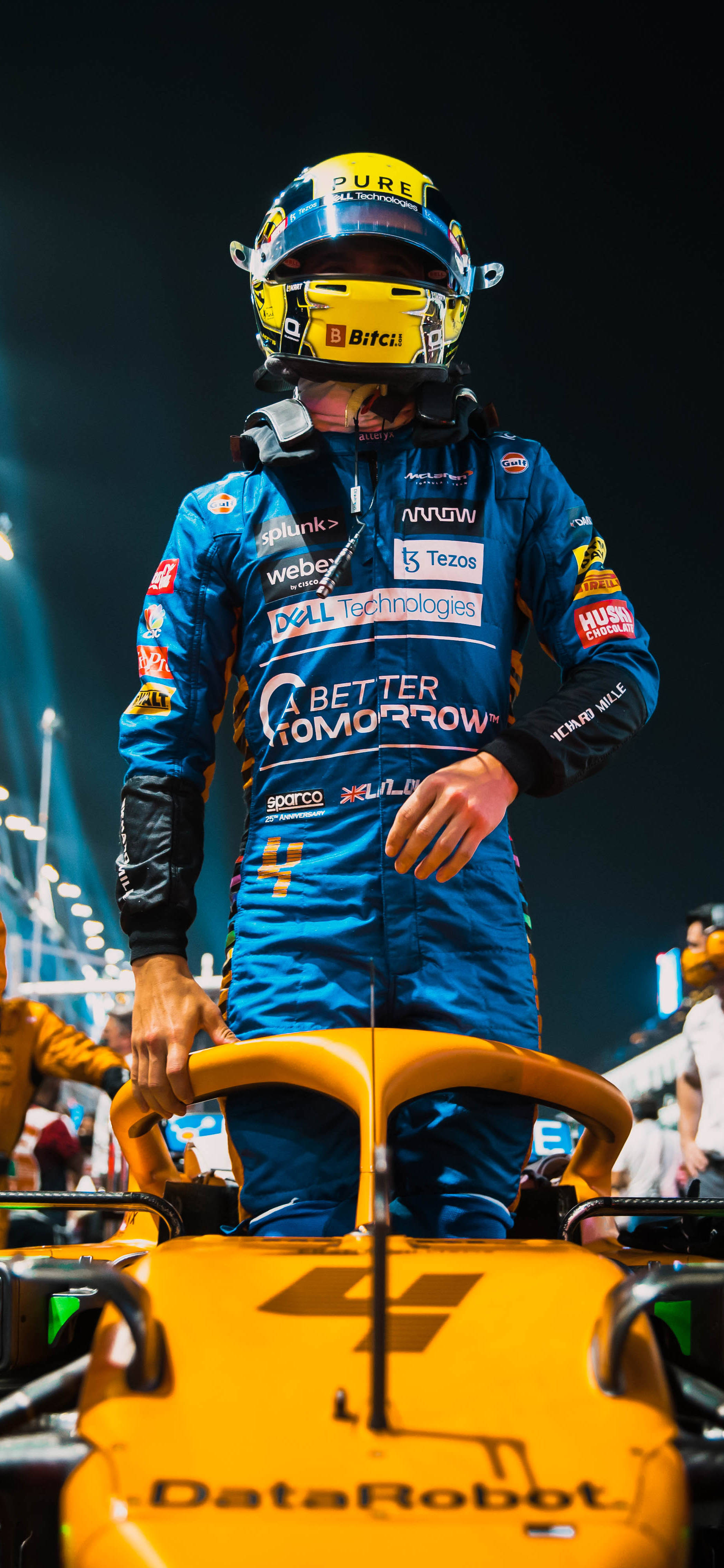 F1 Norris 2021 Saudi-Arabiens GP iPhone Wallpapers