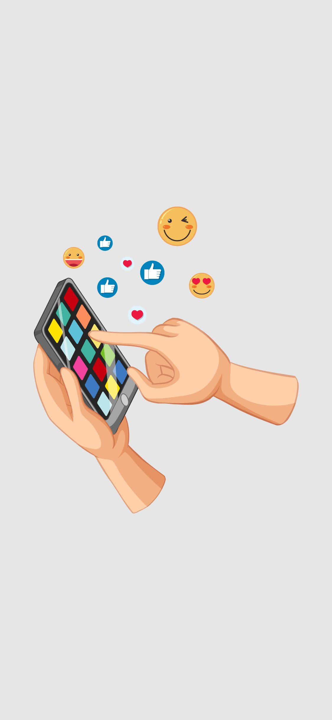 Få mest muligt ud af din iPhone X-oplevelse med sociale apps Wallpapers