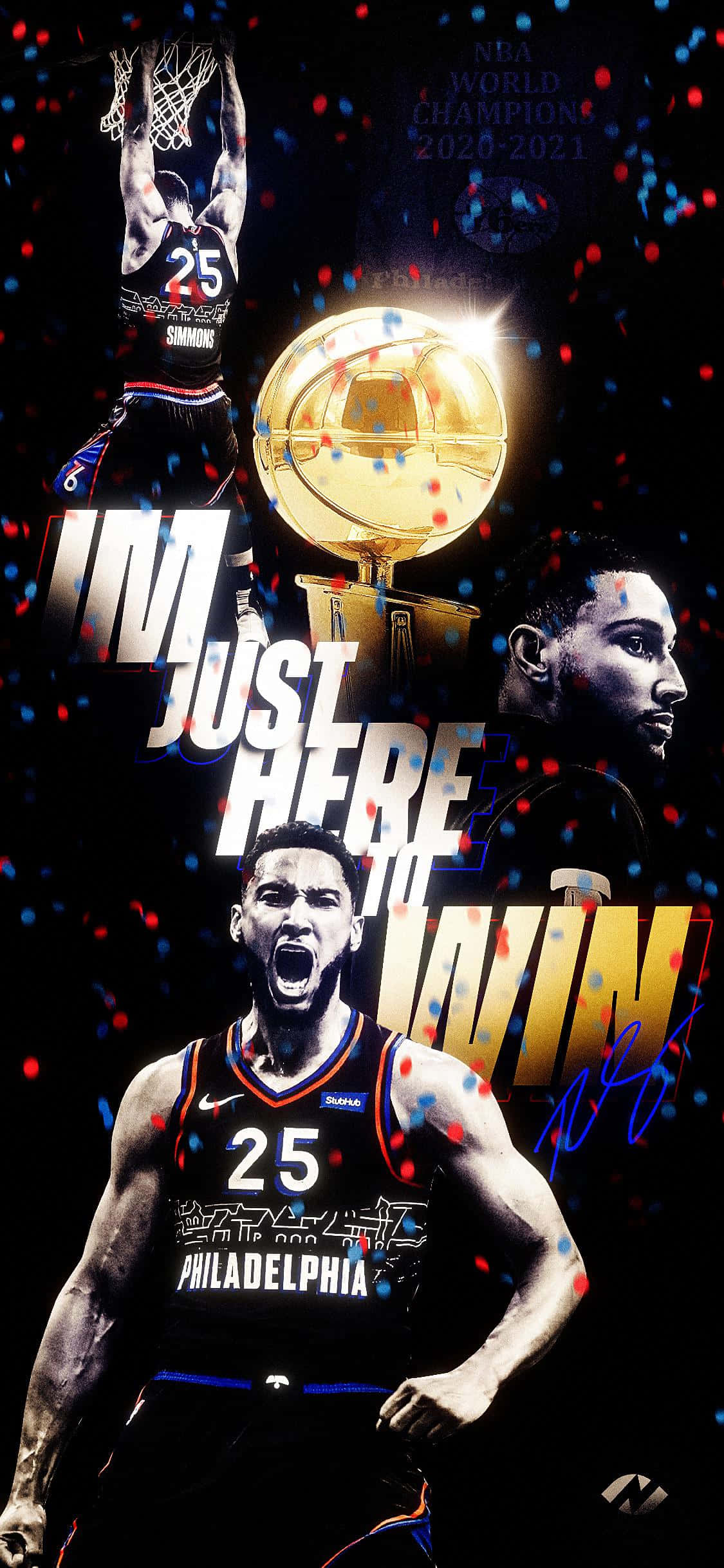 Få din 76ers iPhone og vis din holdånd. Wallpapers