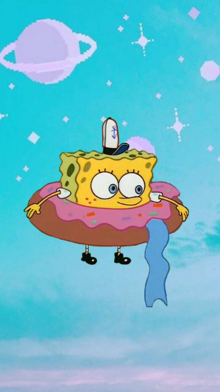 Få din yndlings Spongebob-karakter i en super sød æstetisk stil! Wallpapers
