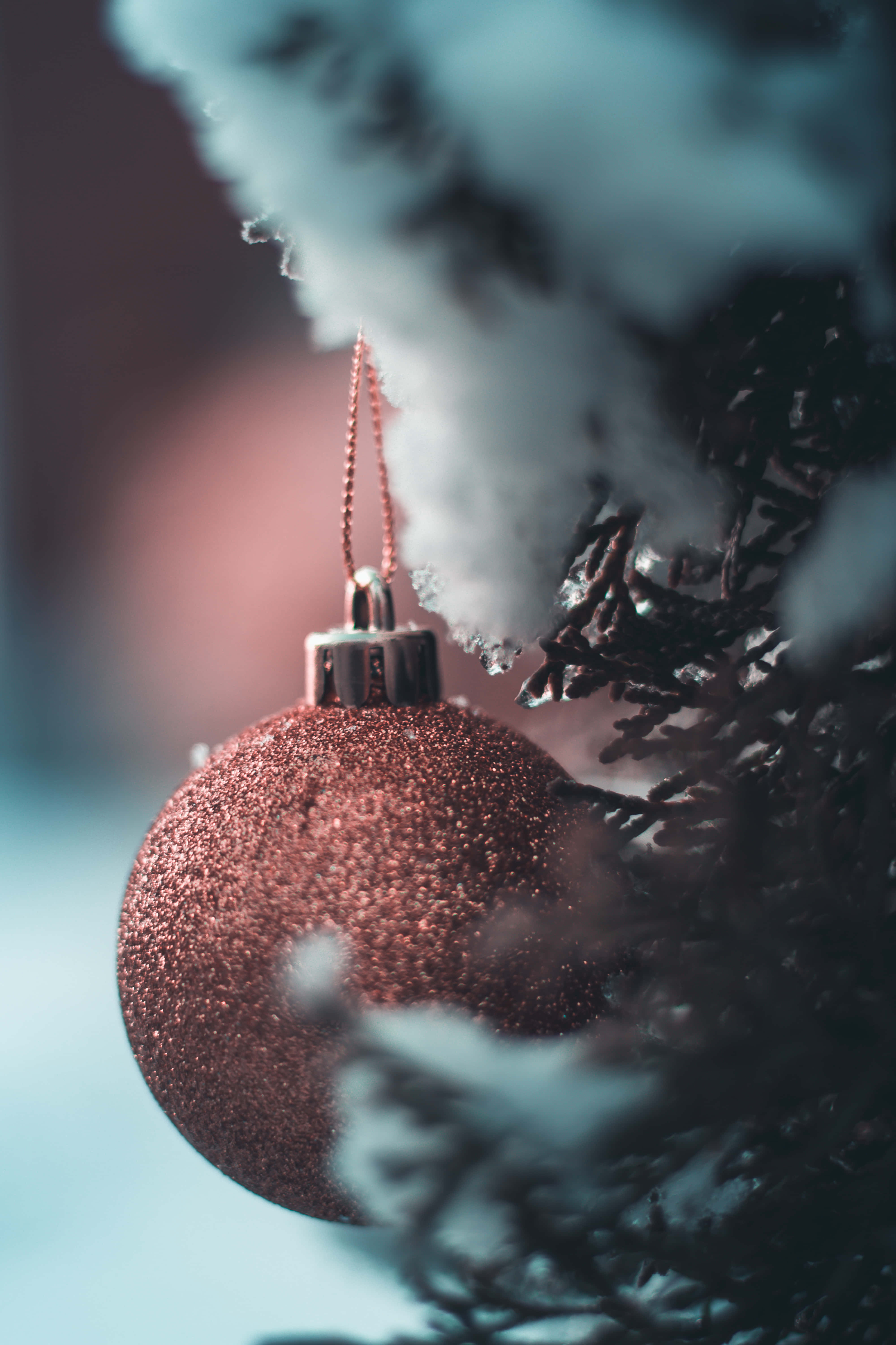 Få julestemning med en festlig julebaggrund til mobilen Wallpapers