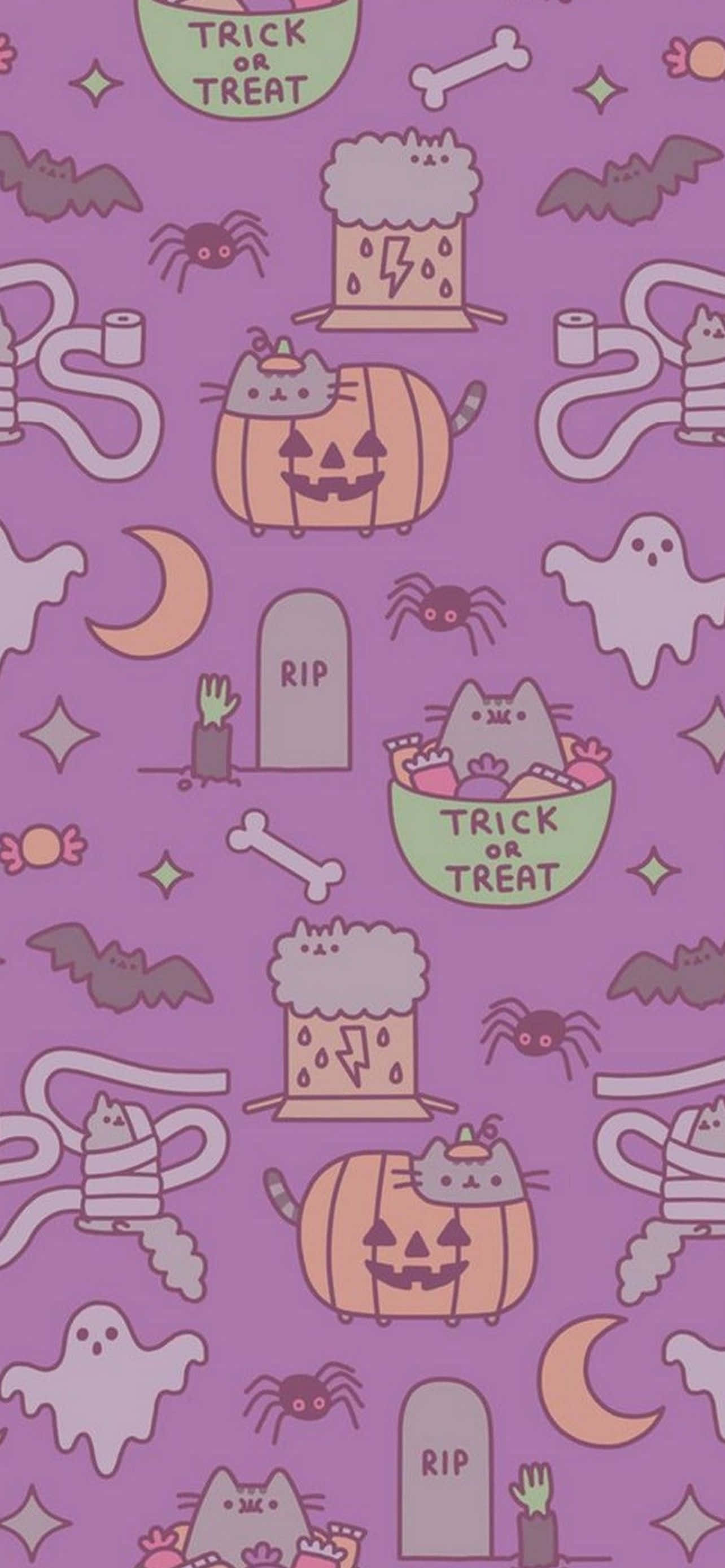 Få uhyggen frem og vis din Halloween-ånd med denne sjove iPhone-baggrund! Wallpapers