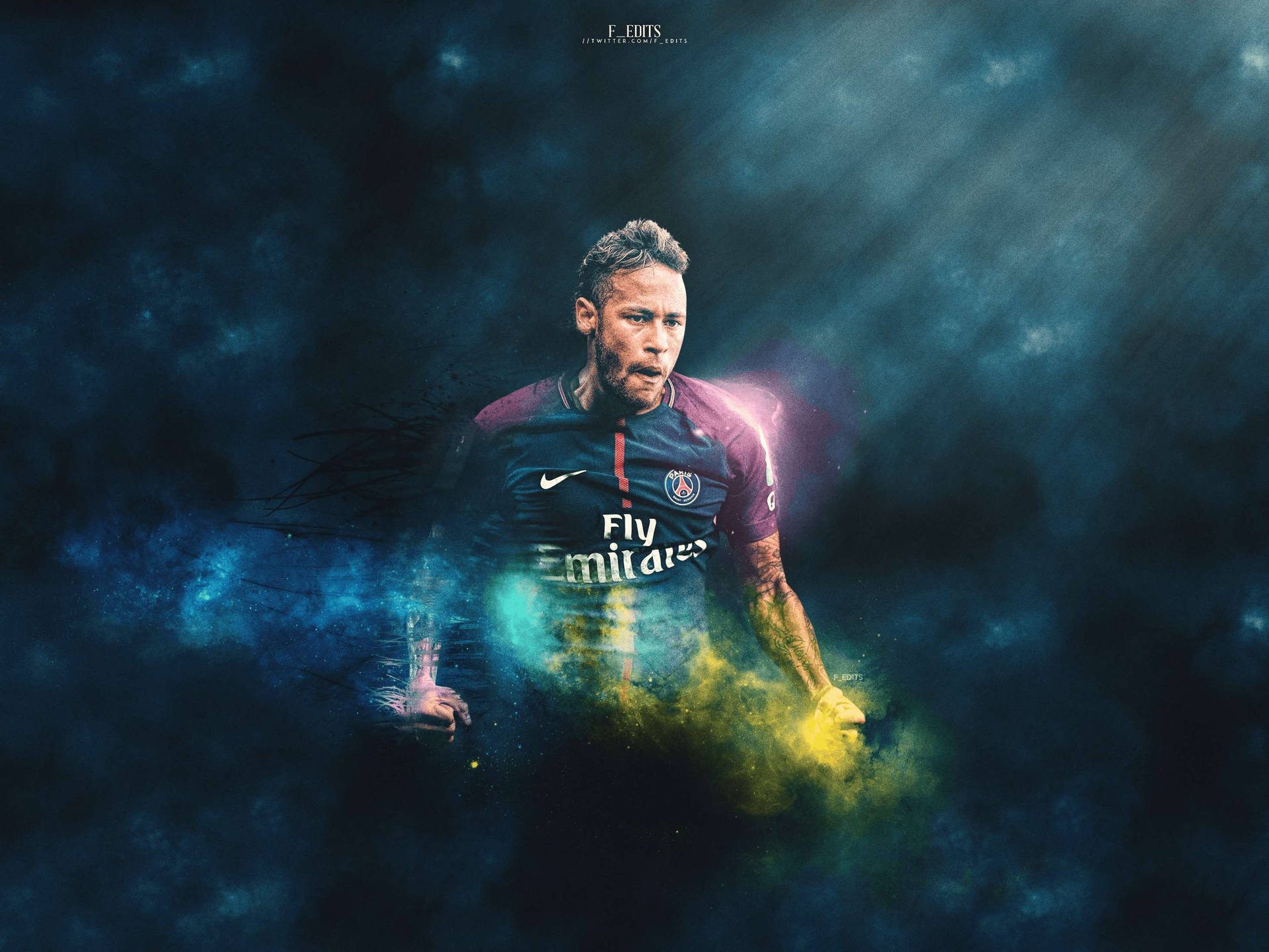 Fæl Neymar i sejt fanart tapet — Neymar Wallpapers