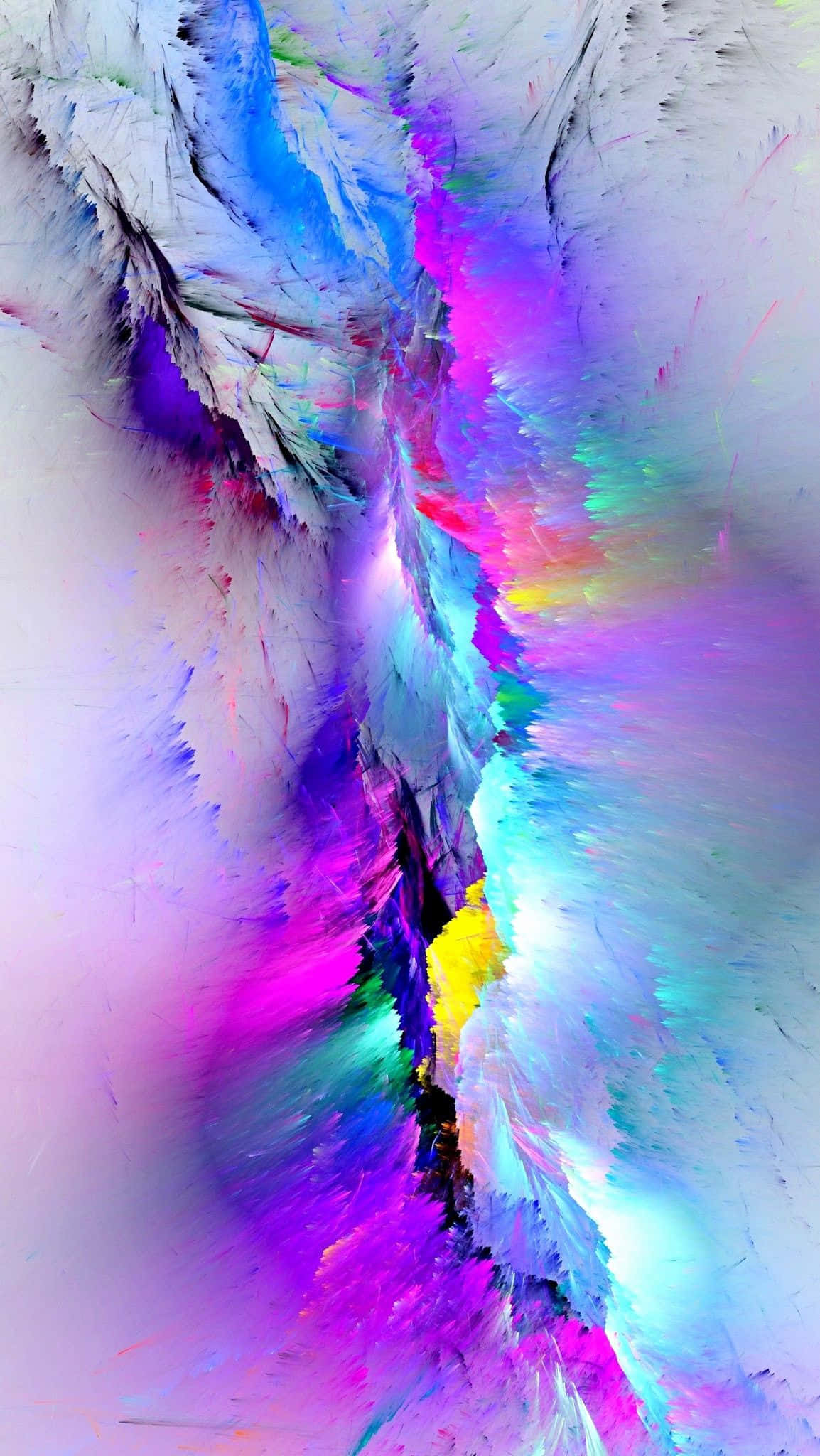 Fængslende farverig skærm på iPhone XR Wallpapers