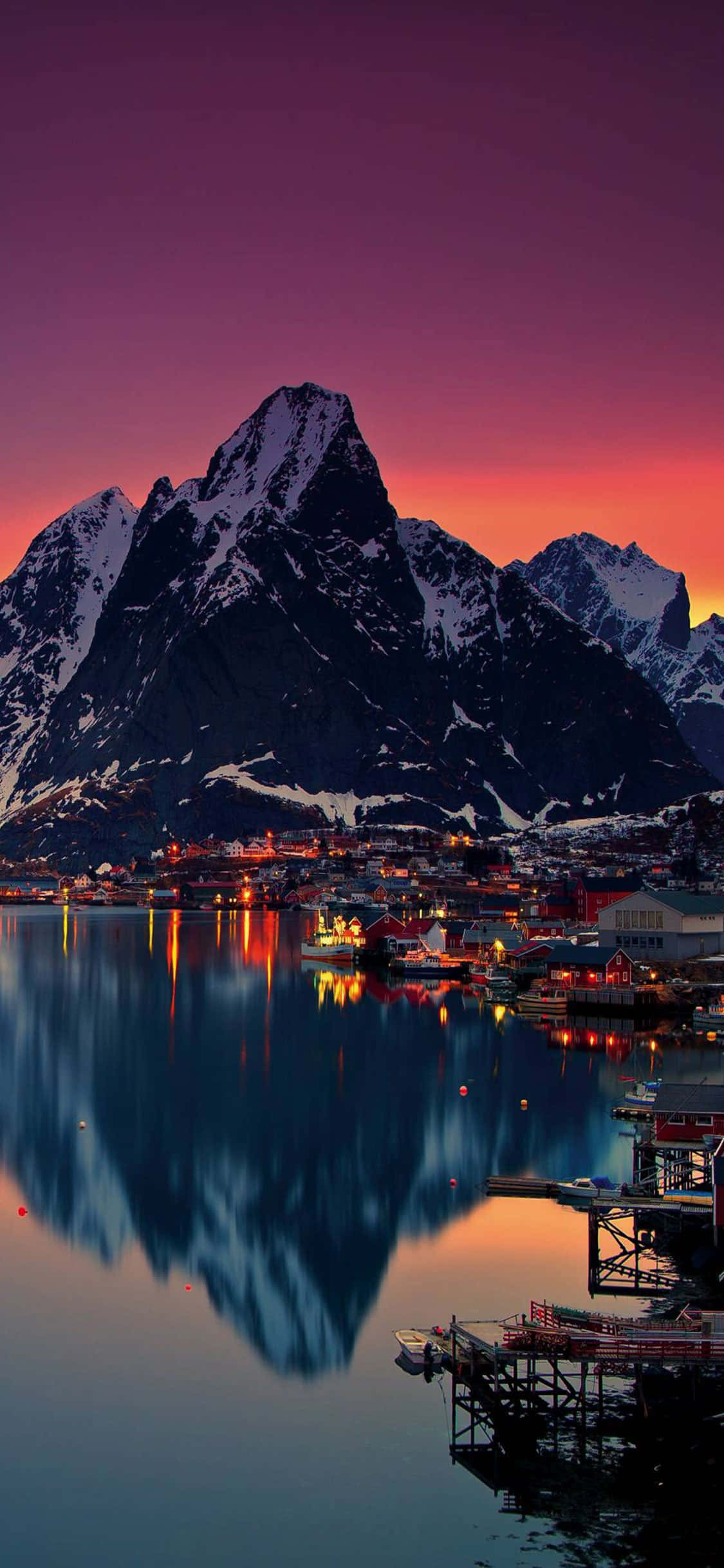 Fængslende iPhone X naturbaggrund Wallpapers