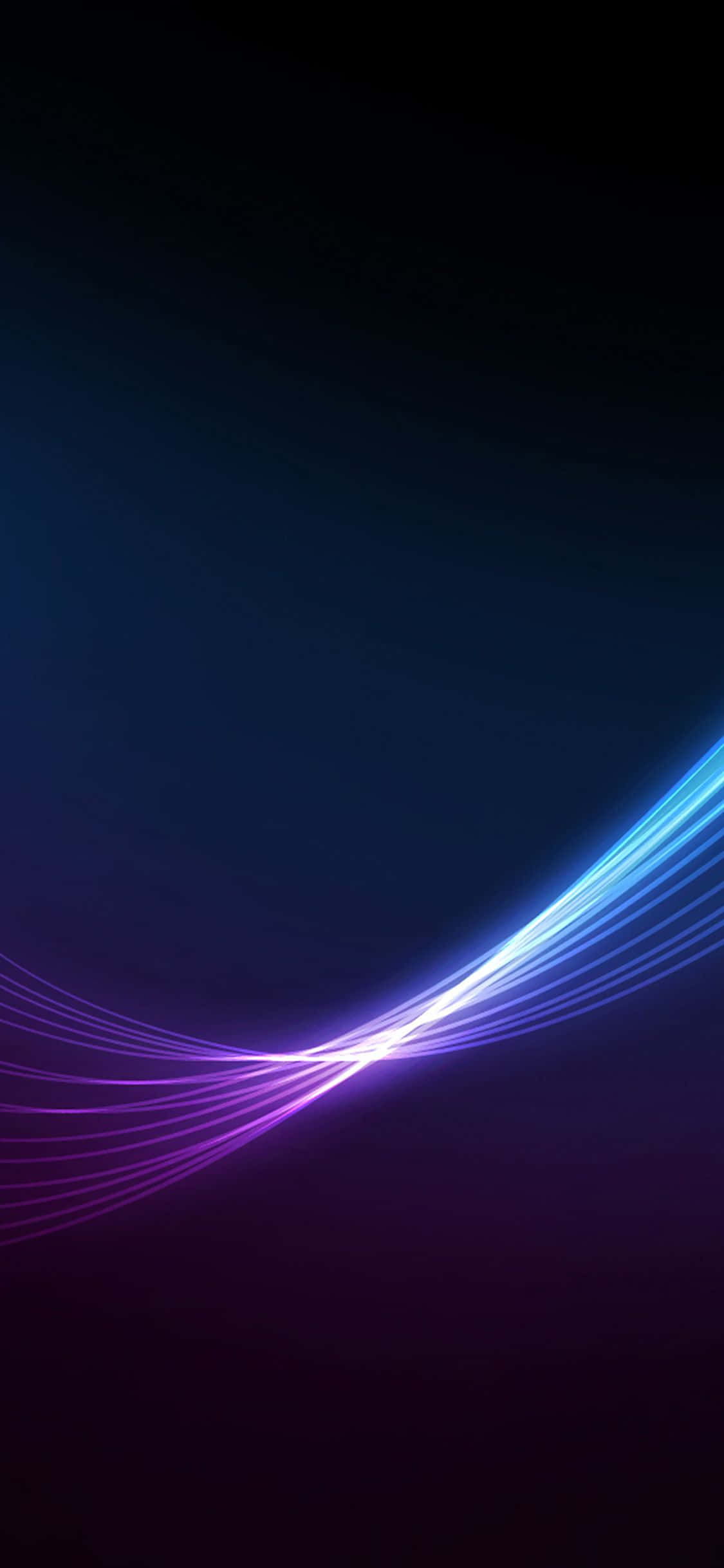 Fængslende Lysfusion - En Abstrakt iPhone X Baggrund Wallpapers