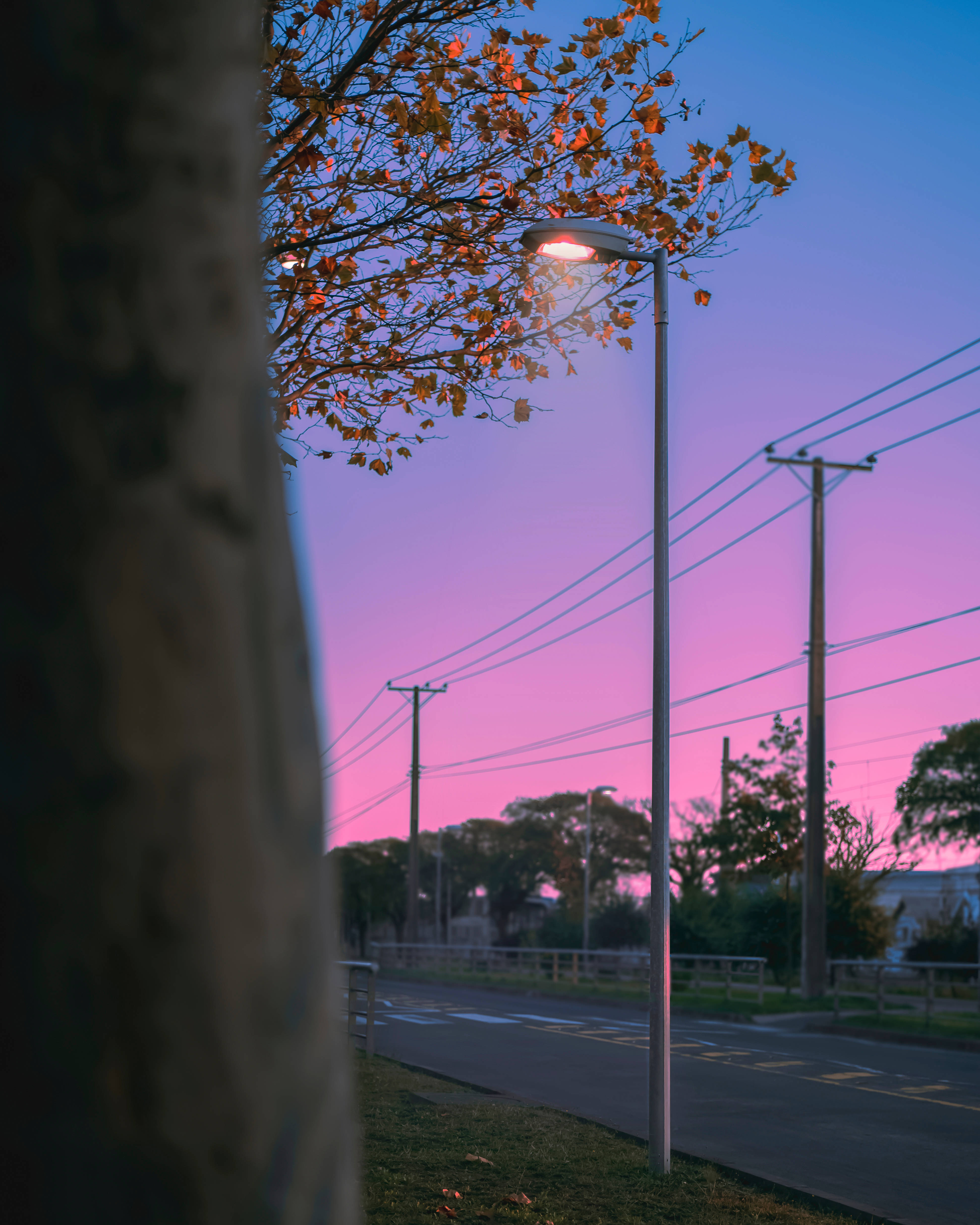 Fængslende lyslilla æstetisk himmel Wallpapers