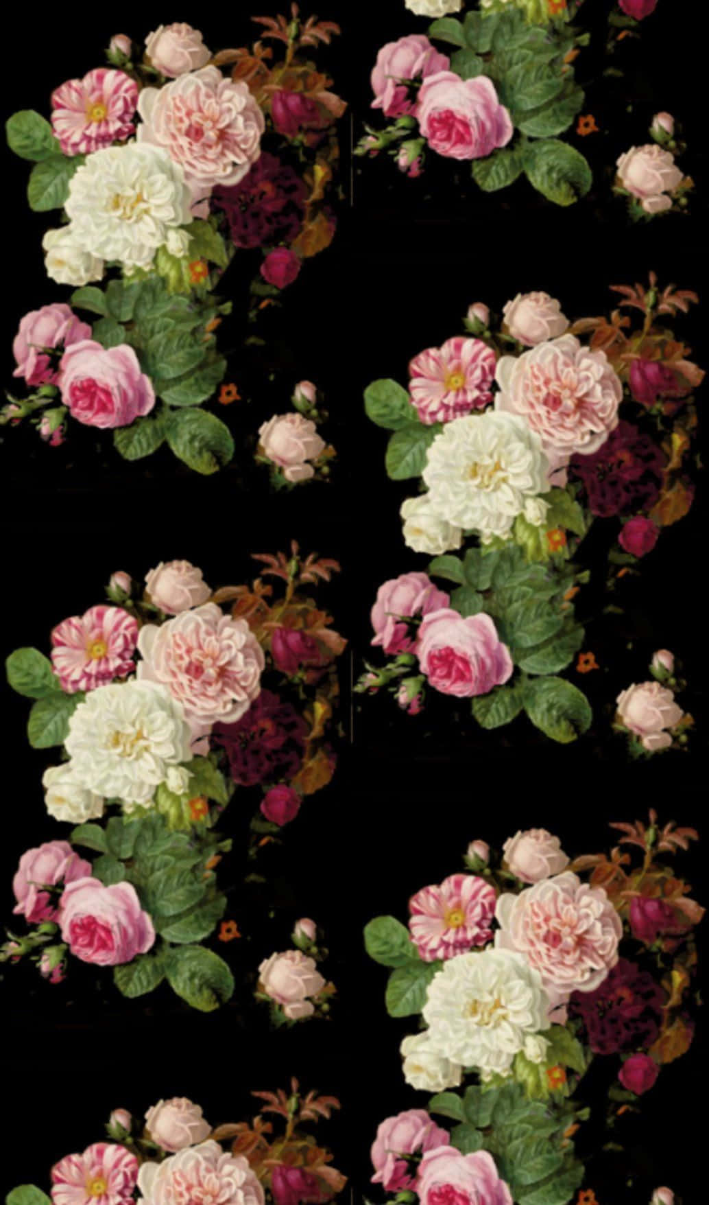 Fængslende mørk blomsterbaggrund Wallpapers