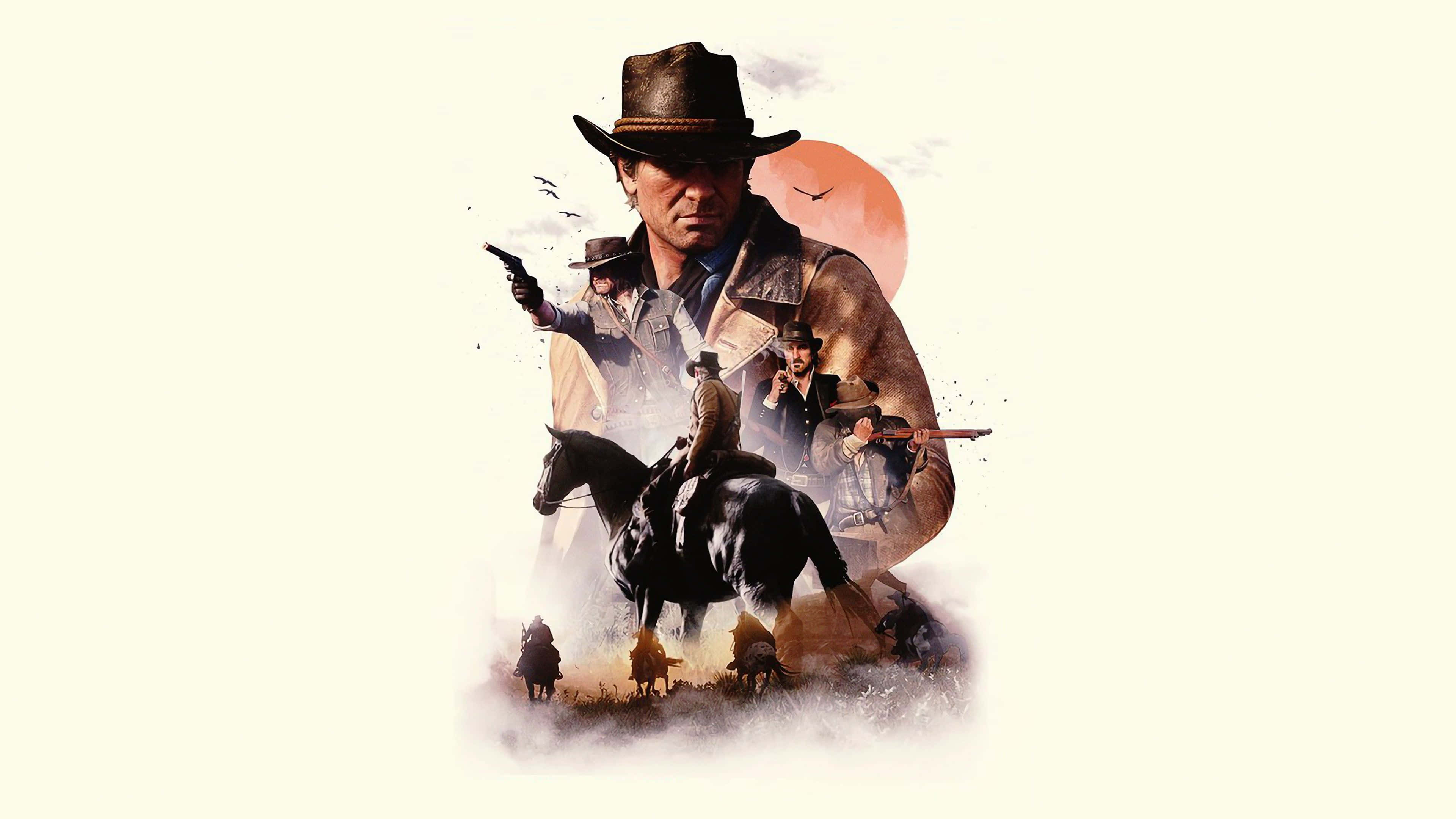 Fængslende westernlandskab fra Red Dead Redemption 2 Wallpapers