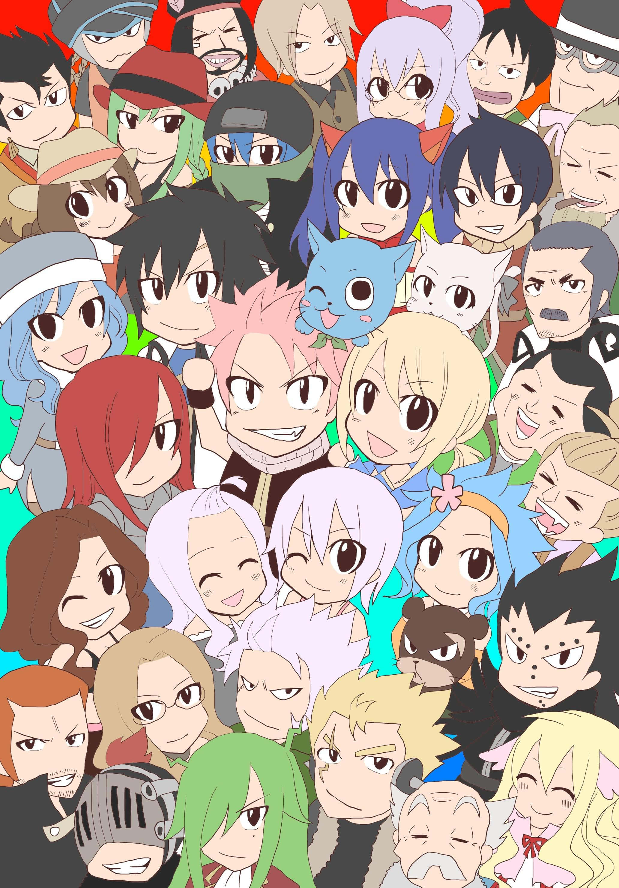 Fairy Tail æstetisk Chibi-vektor Wallpapers