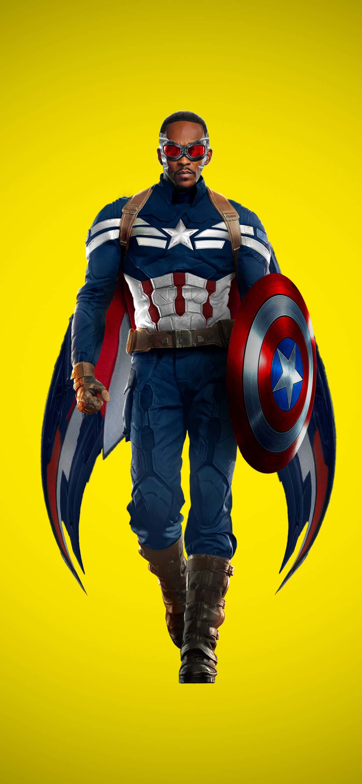 Falcon Marvel som Captain America Wallpapers