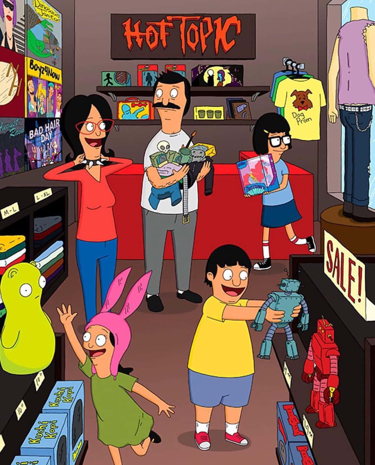 Familiehygge hos Bob’s Burgers Wallpapers