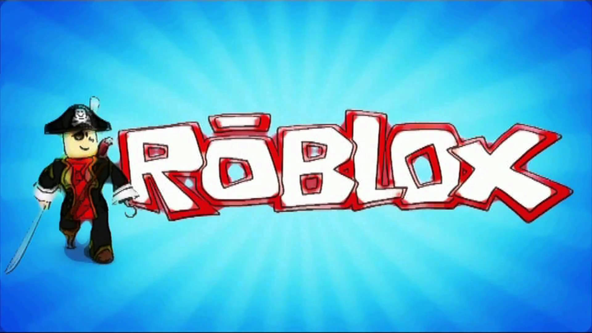 Kreativ baggrund med logo og pirat-avatar design fra Roblox. — Roblox Wallpapers