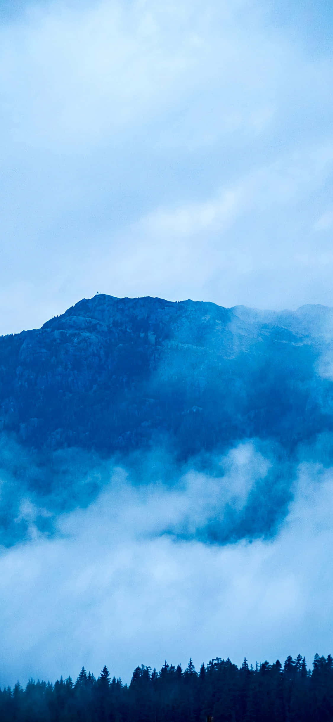 Fantastisk bjerglandskab til iPhone X Wallpapers
