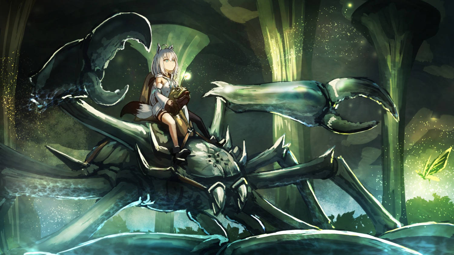 Fantastisk hule æstetisk anime kunst skrivebord Wallpapers