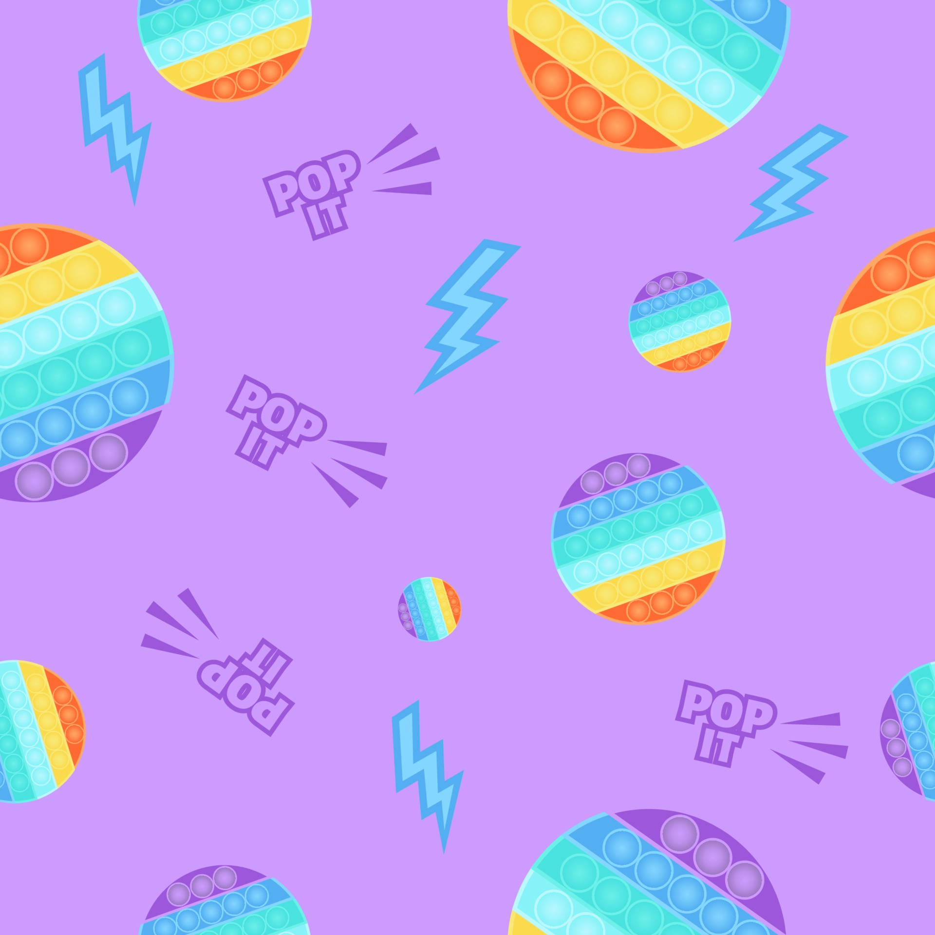 Fantastisk lilla Pop It-baggrund Wallpapers