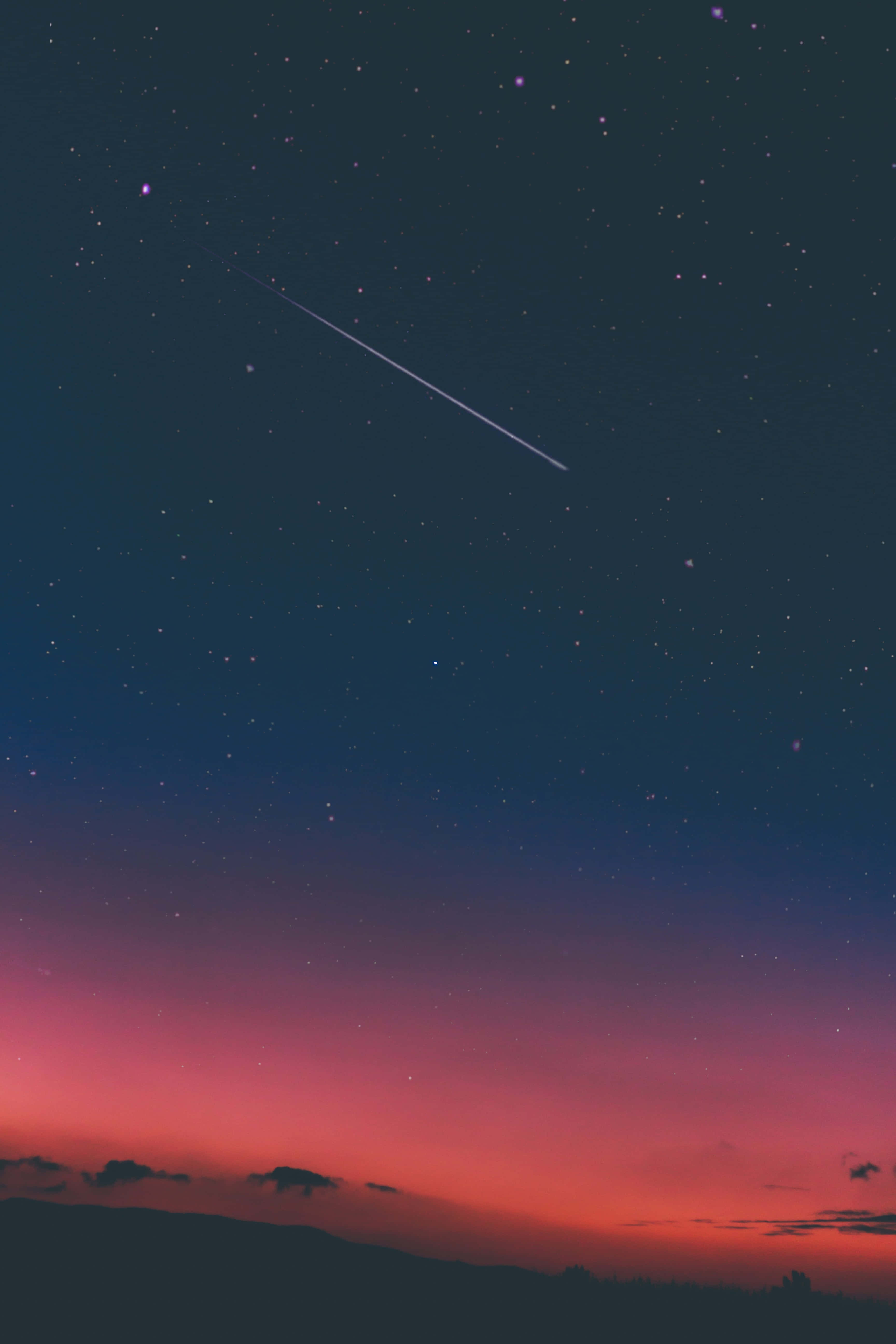 Fantastisk solnedgang i pink natur iPhone-baggrund Wallpapers