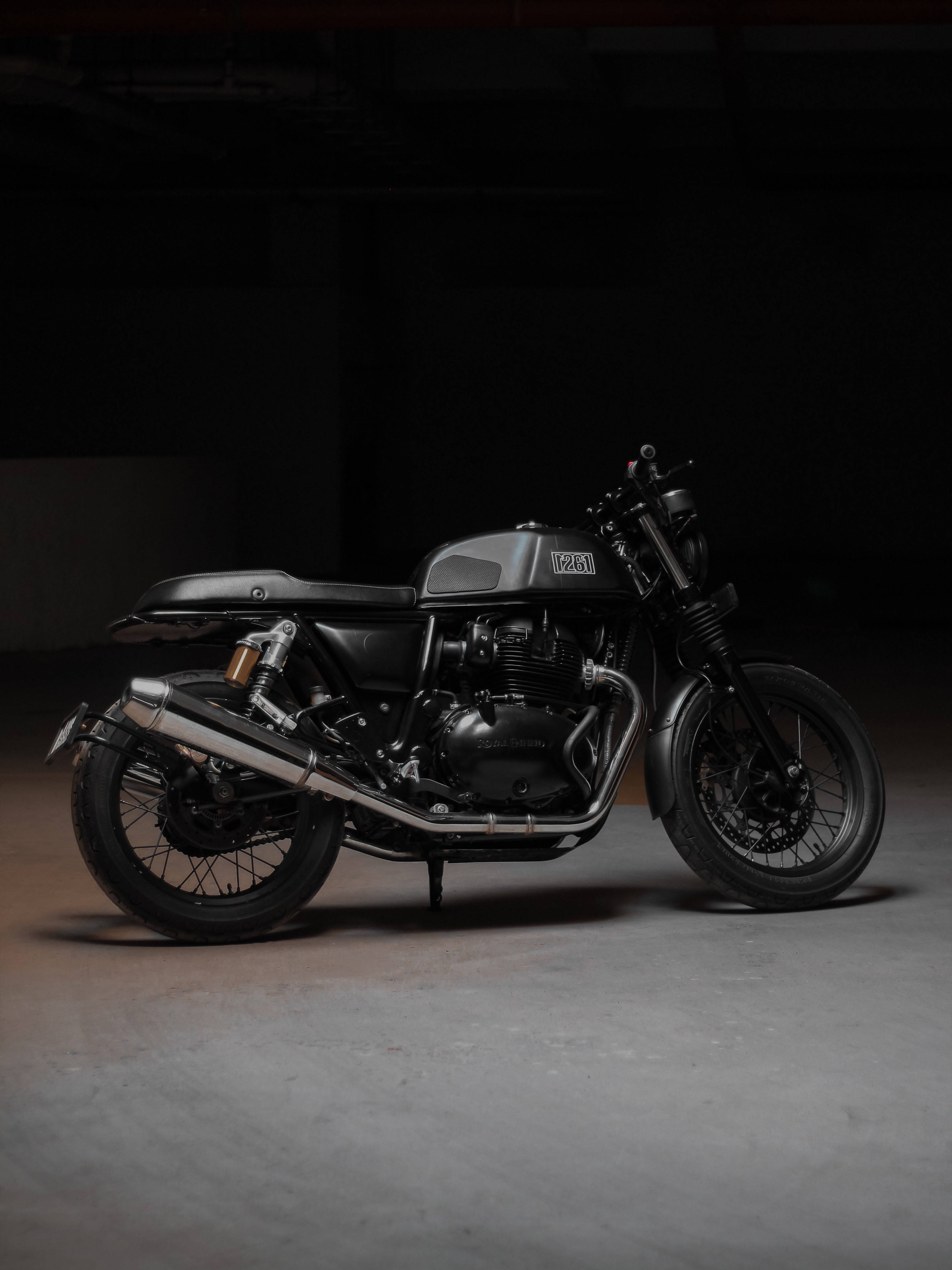 Fantastisk Sort Motorcykel Mørk 4K Wallpapers