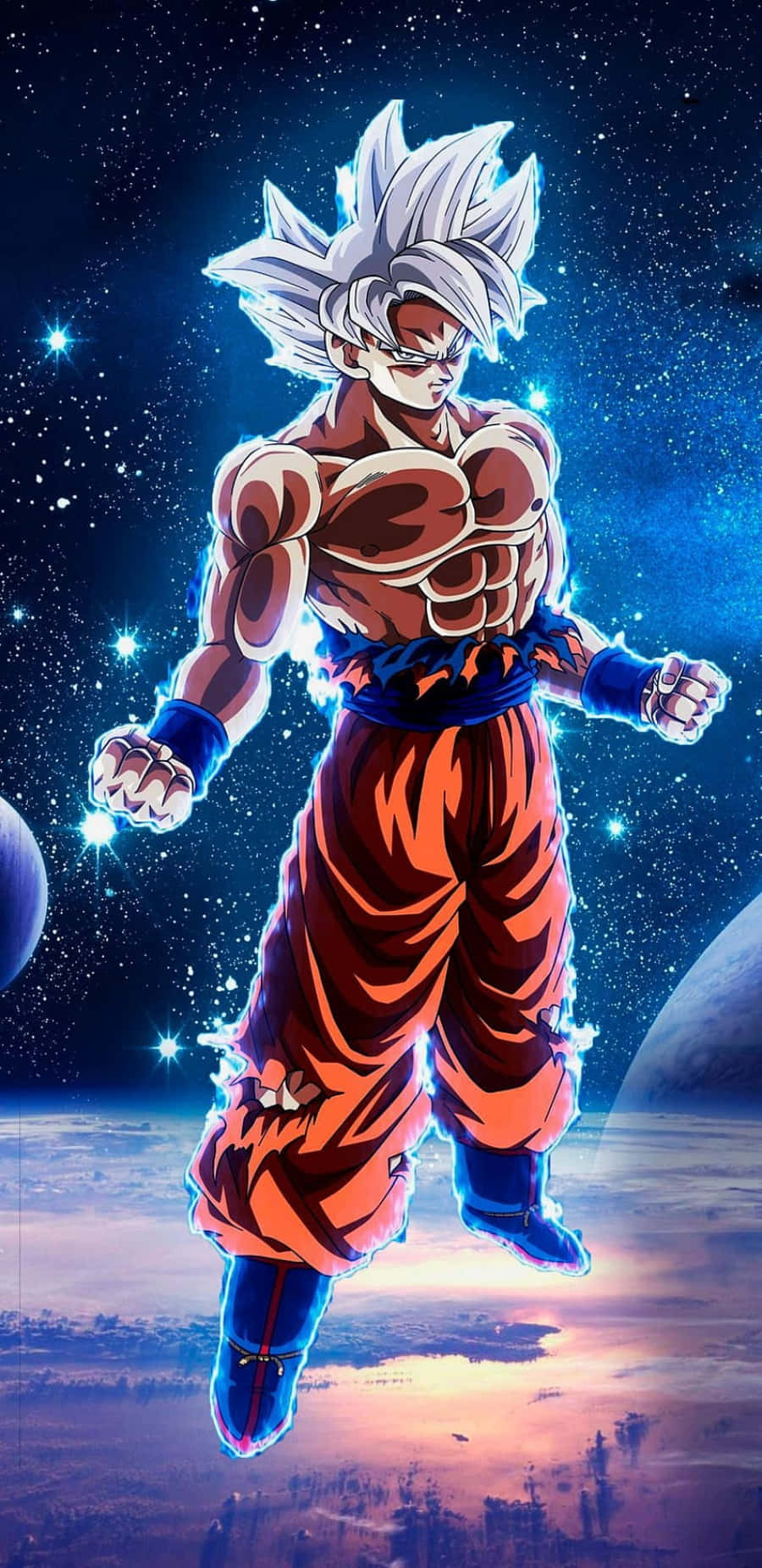 Fantastisk Super Saiyan Son Goku Dragon Ball Super iPhone Wallpapers