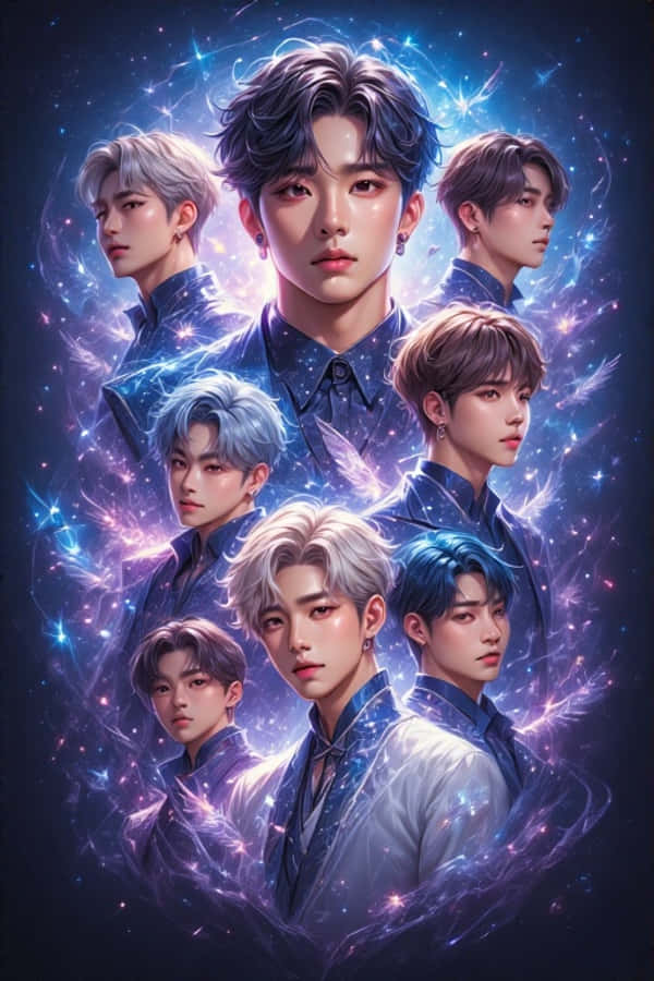 Fantasy Realistisk K-pop Gruppe Wallpapers