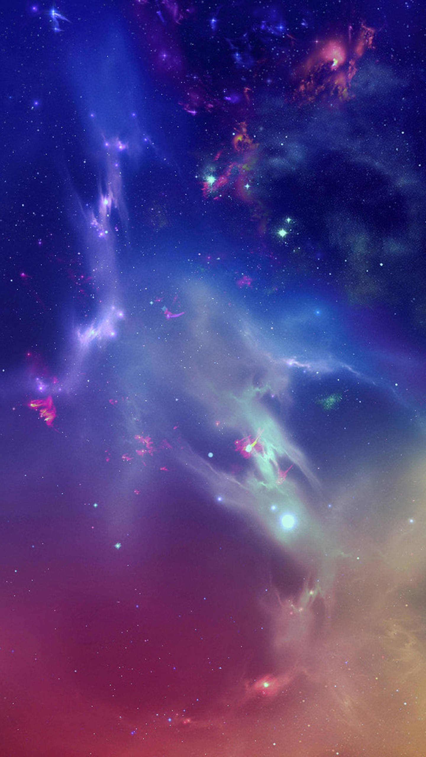 Farverig galakse live Wallpapers