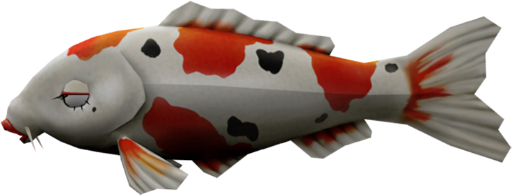 Farverig illustration af koi-karpe Wallpapers