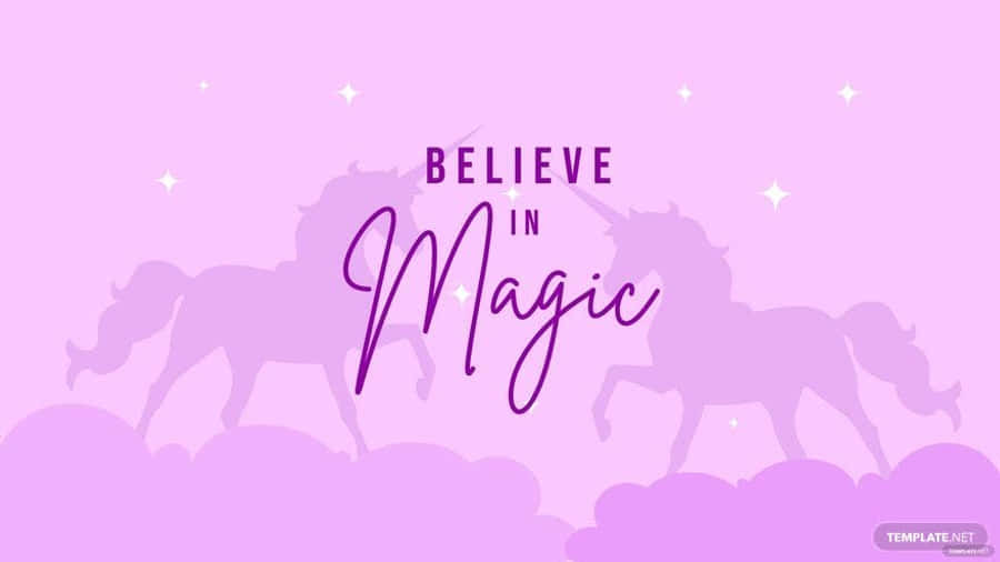 Farverig magisk drøm om en enhjørning 🦄 Wallpapers
