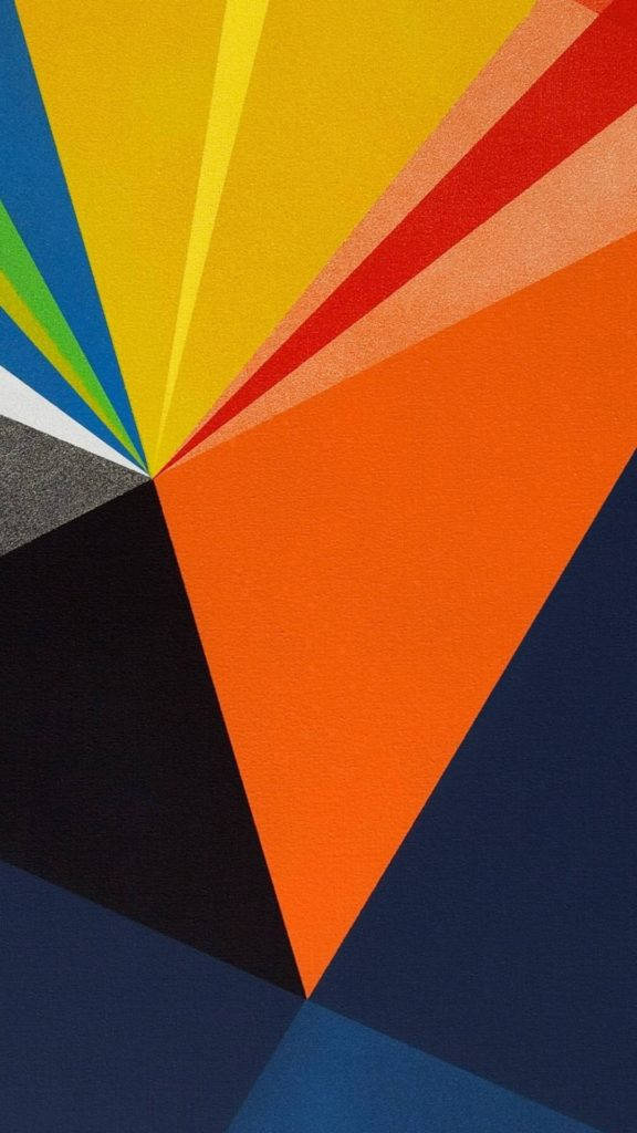 Farverige former abstrakt iPhone Wallpapers