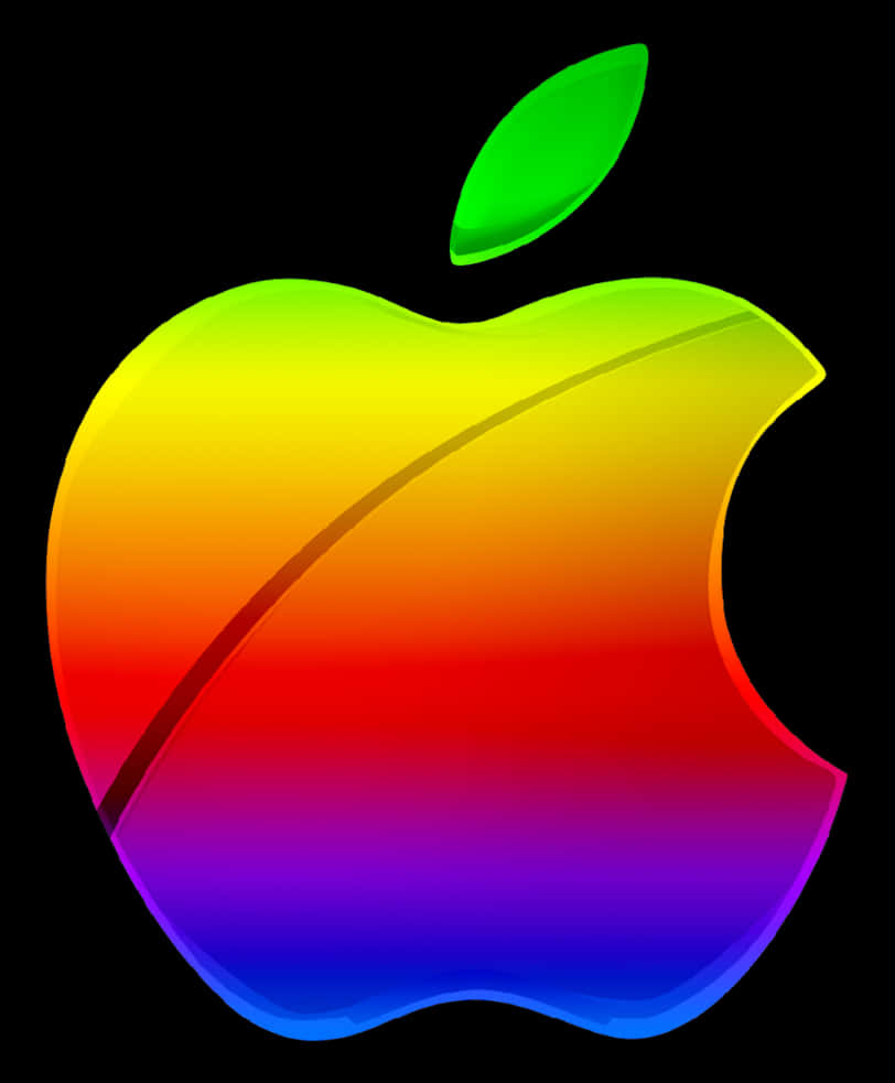 Farverigt Apple-logo Wallpapers