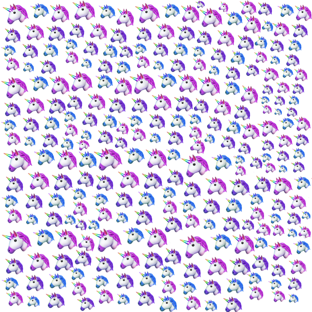 Farverigt enhjørningemønster baggrund Wallpapers