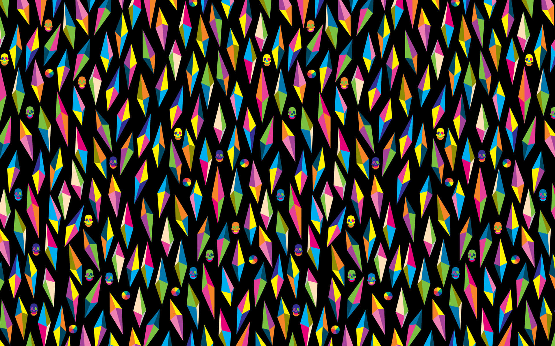 Farverigt Indie-stil mønster Boho Mac Wallpapers