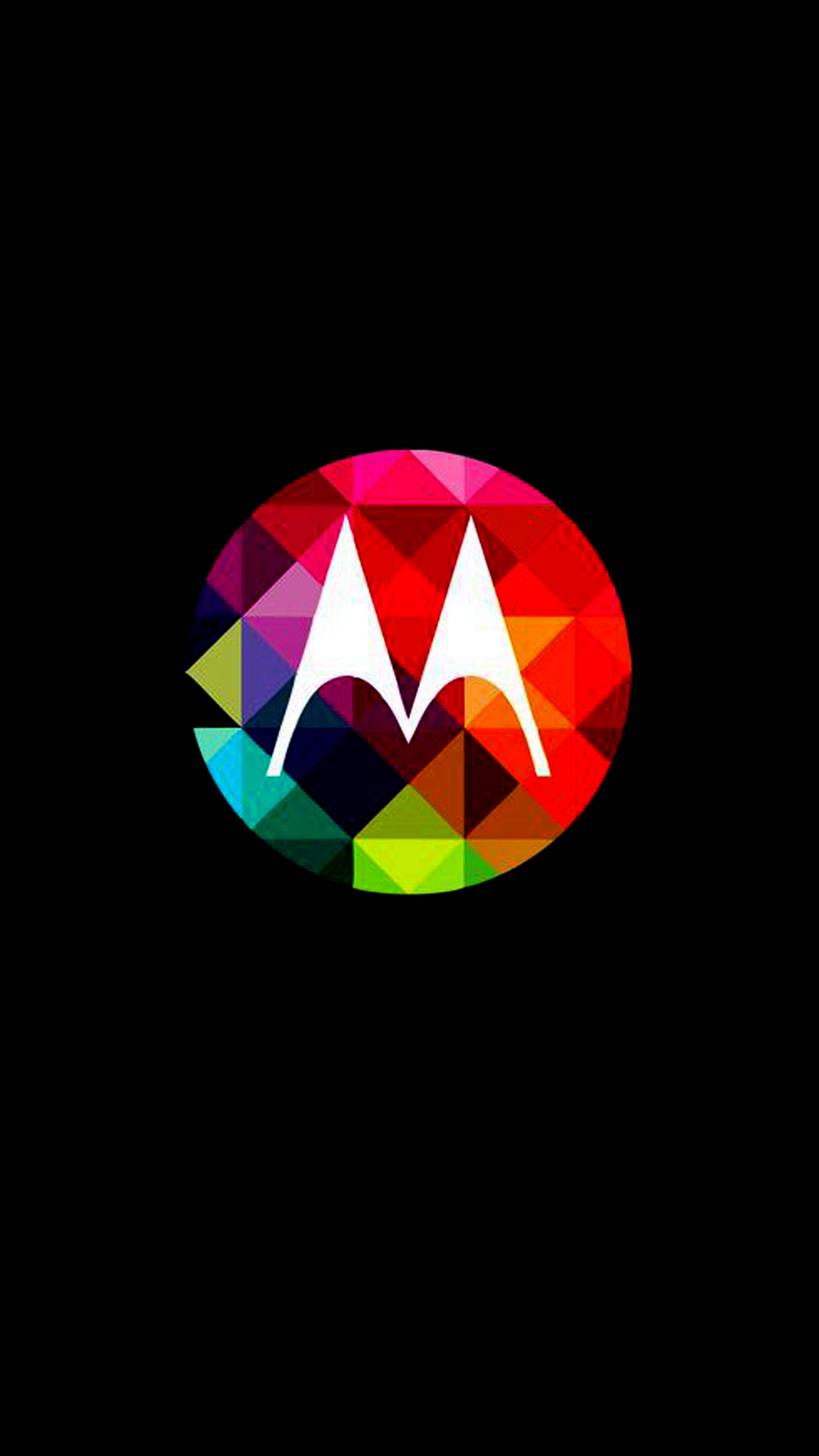 Farverigt Motorola-logo Wallpapers