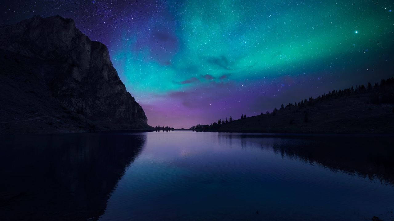 Farverigt nordlys i Florida Wallpapers