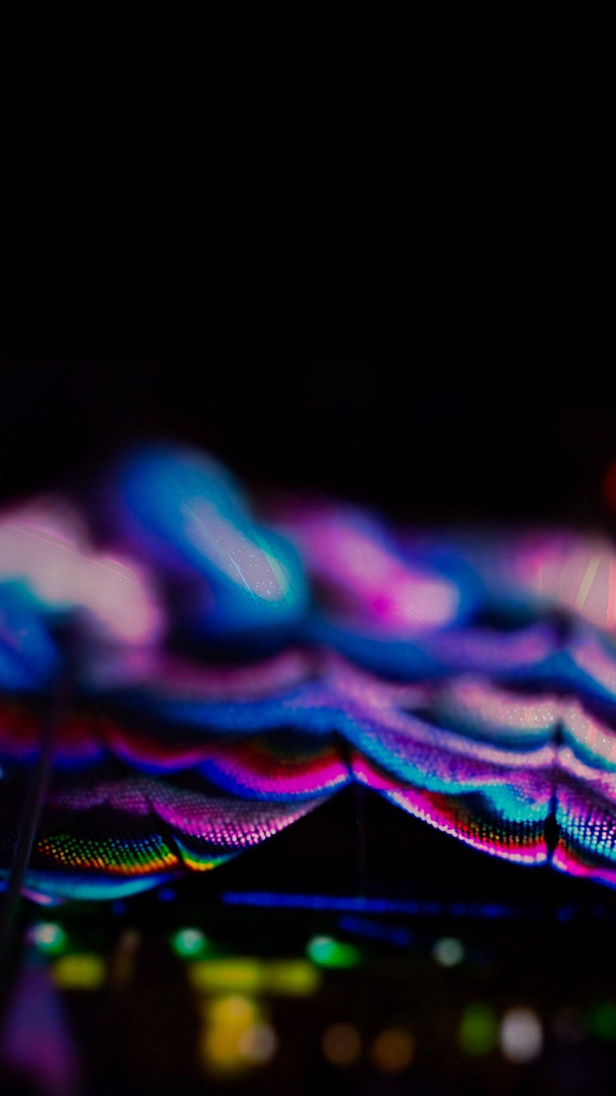 Farverigt OLED Stof Wallpapers