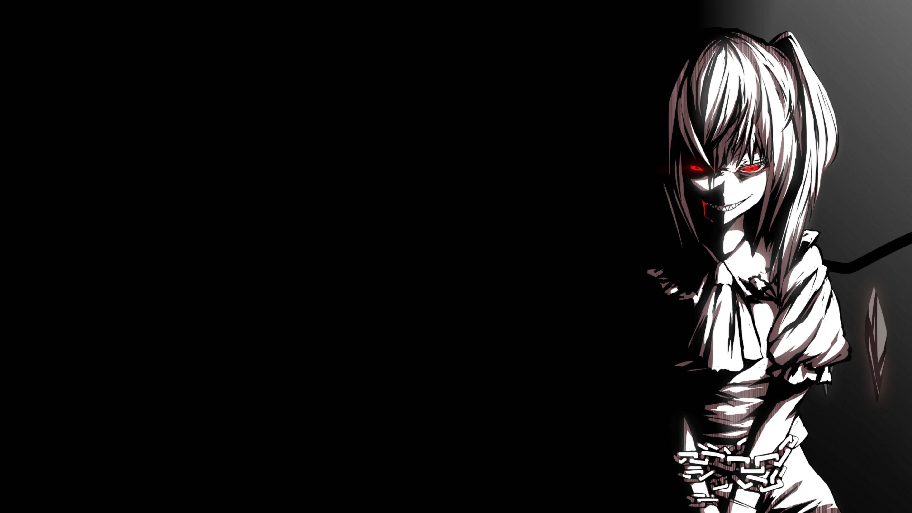 Fascinerende mørk anime-stemning til skrivebordet Wallpapers